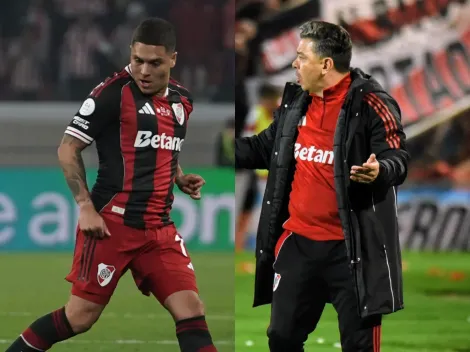 Gallardo habló de Juanfer, su nivel y le dio un incentivo en conferencia