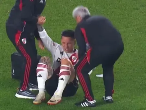 Preocupación en River: Driussi pidió el cambio contra Palmeiras