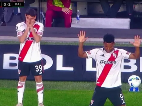 Llamativo: el gesto de Lencina cuando Gallardo lo mandó a la cancha con Palmeiras