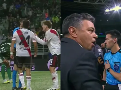 La polémica por la que explotó Gallardo: ¿mano de Colidio antes del penal de Palmeiras?