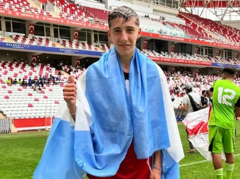 Así juega Luca Scarlato, la joya de River que quiso Inter de Italia y firmó su primer contrato