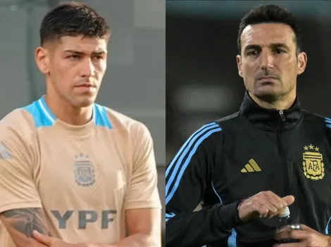 Scaloni habló sobre Rivero tras sus primeros días con la Selección: ¿debuta?