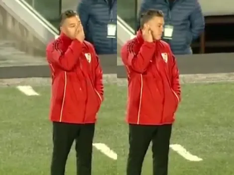 Qué gestos hizo Gallardo ante el error de Armani y la reprobación de los hinchas