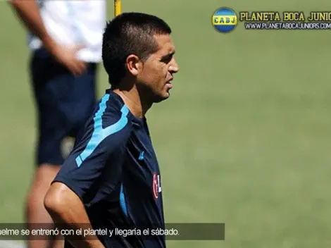 Riquelme habla y entrena