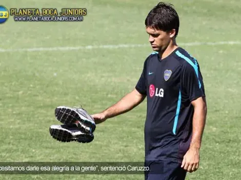 Caruzzo: “Hay que ganar para darle una alegría a la gente”