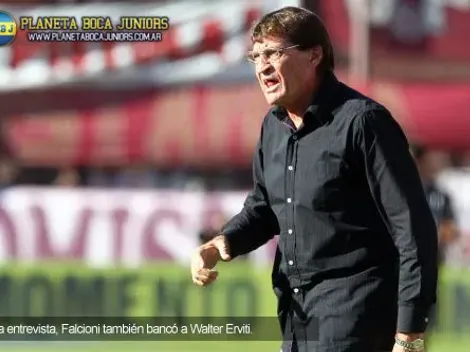 Falcioni: “Mi relación con Riquelme es normal”