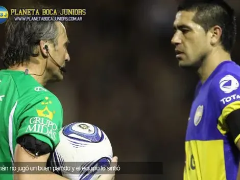 Riquelme: “El partido fue malo”