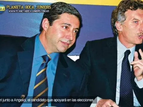 Macri: “Angelici es la renovación que Boca necesita”