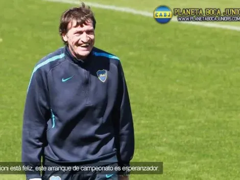 Falcioni: “Boca todavía tiene que transpirar mucho”