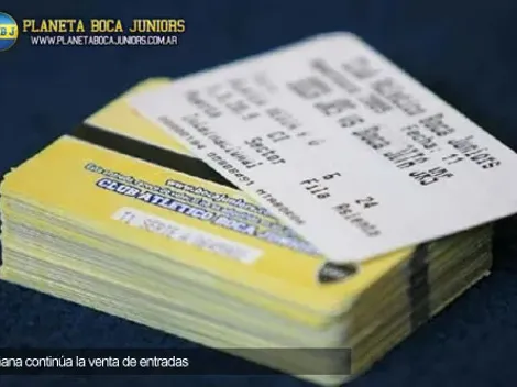 Boca puso a la venta menos entradas