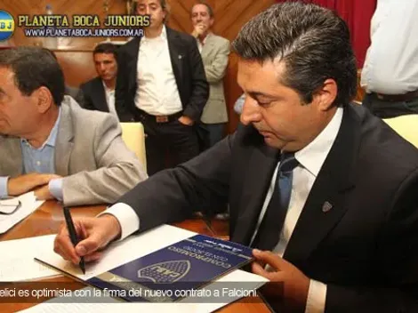 Angelici: “Estamos cerca de arreglar con Falcioni”