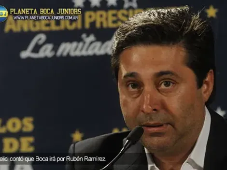 Angelici: “Vamos a hacer una oferta por Ramírez”