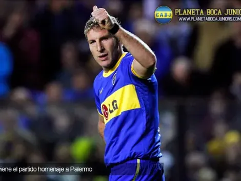 El partido homenaje a Palermo