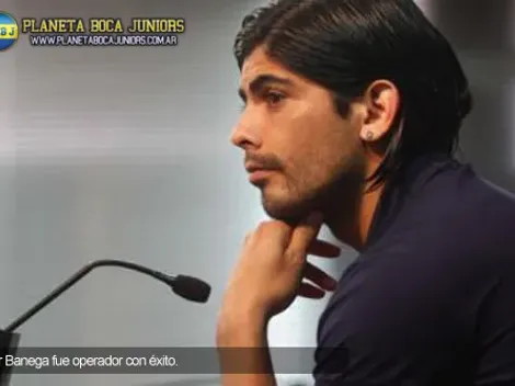 Banega fue operado con éxito