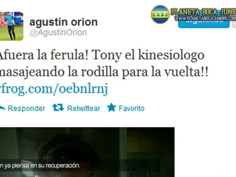 Una buena: le sacaron la férula a Orion