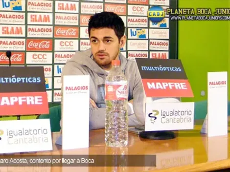 Acosta: "Venir a Boca es una presión linda"