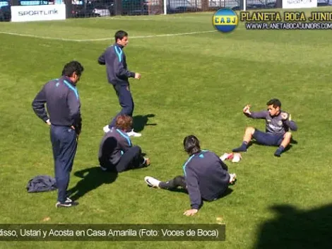 Sin diez titulares, Boca se entrenó en Casa Amarilla