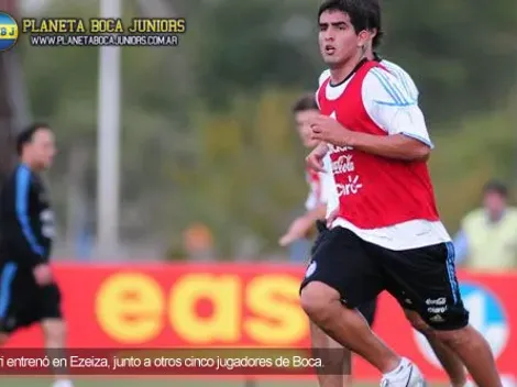 Xeneizes en Ezeiza