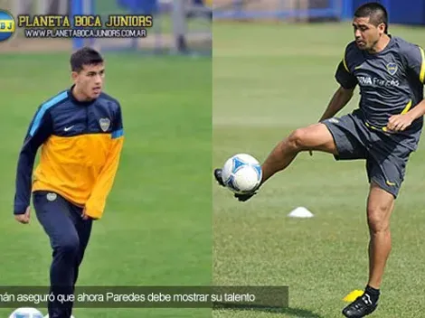 Riquelme: “Es el momento de Paredes”