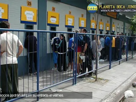 Venta de generales para el Superclásico