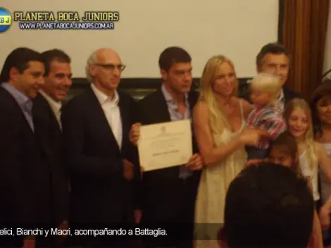 Battaglia y un merecido homenaje en la Legislatura