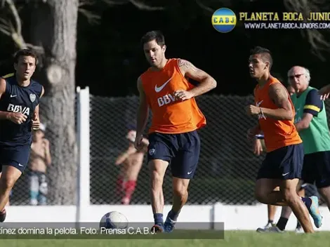 Juan Manuel Martínez entrenó con el plantel