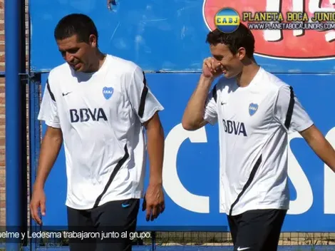 Riquelme, Ledesma y Sánchez Miño trabajaron con el grupo