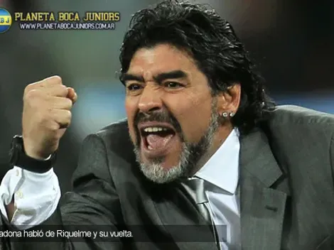 Maradona: “Daría un brazo por tener 30 años y poder jugar en Boca”