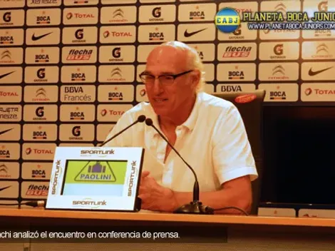 Bianchi: “Con uno menos, no podíamos jugar a otra cosa”