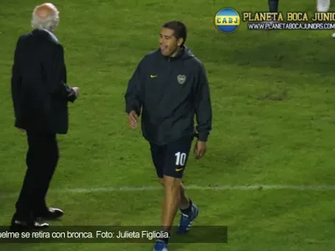 Riquelme, desgarrado