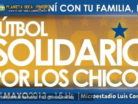 Fútbol solidario por los chicos