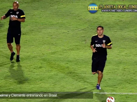 Boca se entrenó en Brasil