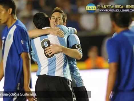 Argentina goleó a Guatemala