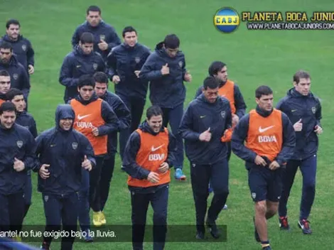 Relajados bajo la lluvia