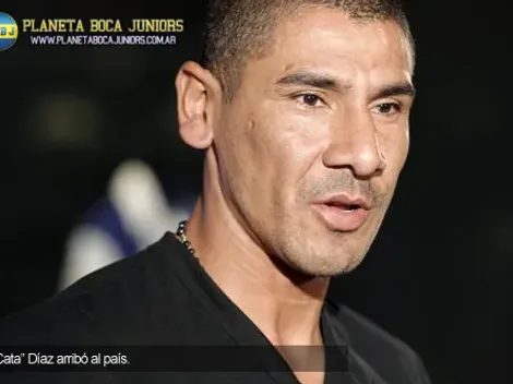 El “Cata” Díaz ya está en el país