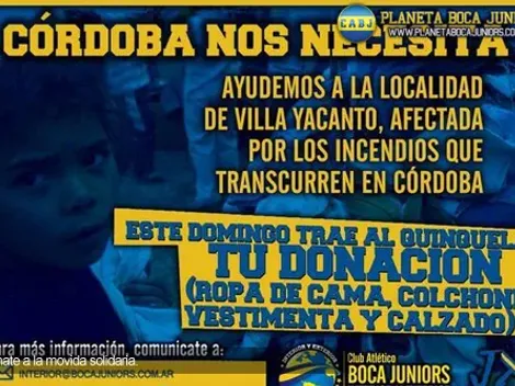 Campaña solidaria: Córdoba nos necesita