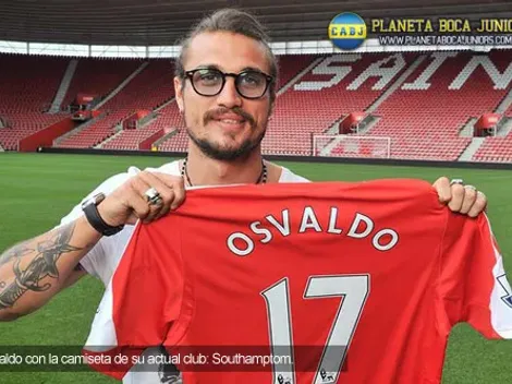 Osvaldo: “Sueño con jugar en Boca”