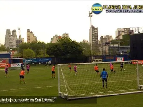 Fútbol reducido, sin Riquelme
