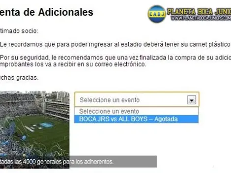 Agotadas las generales para adherentes