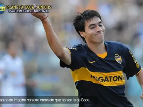Gaitán: “No me imagino con otra camiseta que la de Boca”