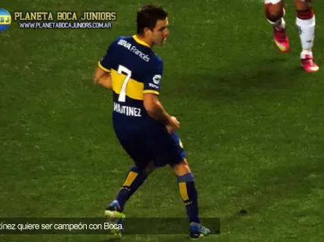 Martínez: “Estoy feliz en Boca”