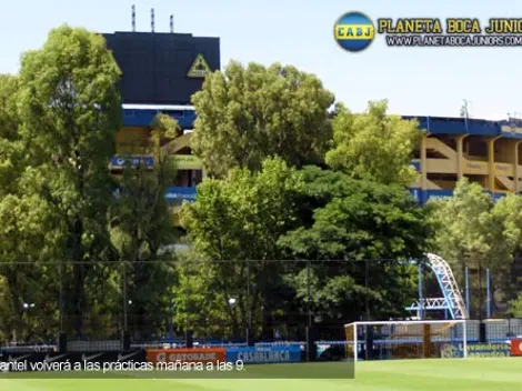 Boca volverá al trabajo el lunes
