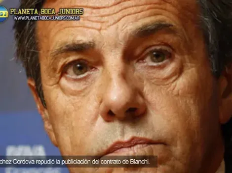 Sánchez Cordova: “No sé de dónde salió el contrato de Bianchi”