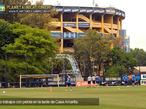 Tarde de fútbol liviano en Casa Amarilla