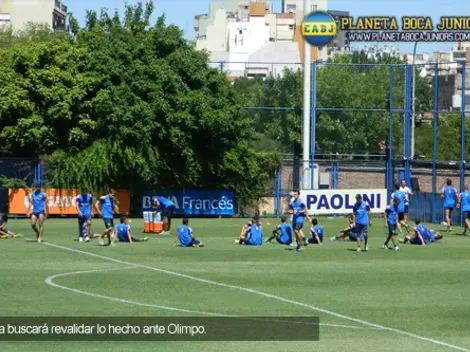 Con Forlín, Boca retomó los entrenamientos