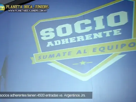 Generales para adherentes vs. Argentinos Juniors