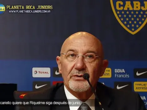 Moscariello: “Yo le renovaría a Riquelme”