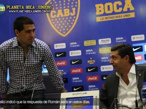 Angelici: “Riquelme quedó en darnos una respuesta”