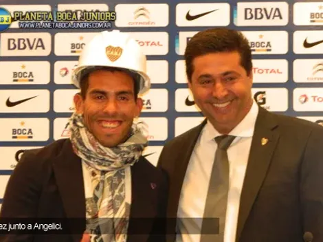 Angelici: “Tevez se va a retirar en Boca”