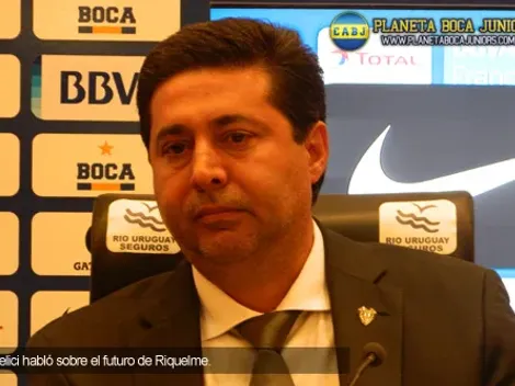 Angelici: “En un 99%, Riquelme seguirá en Boca”